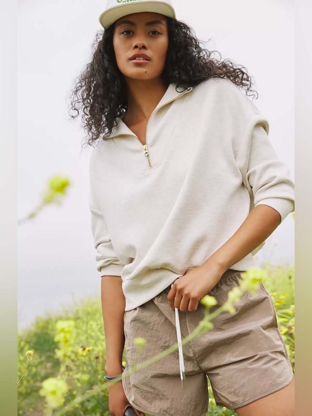 NWT Varley Hawley Half-Zip Sweatshirt